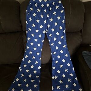 Girls patriotic bell bottoms